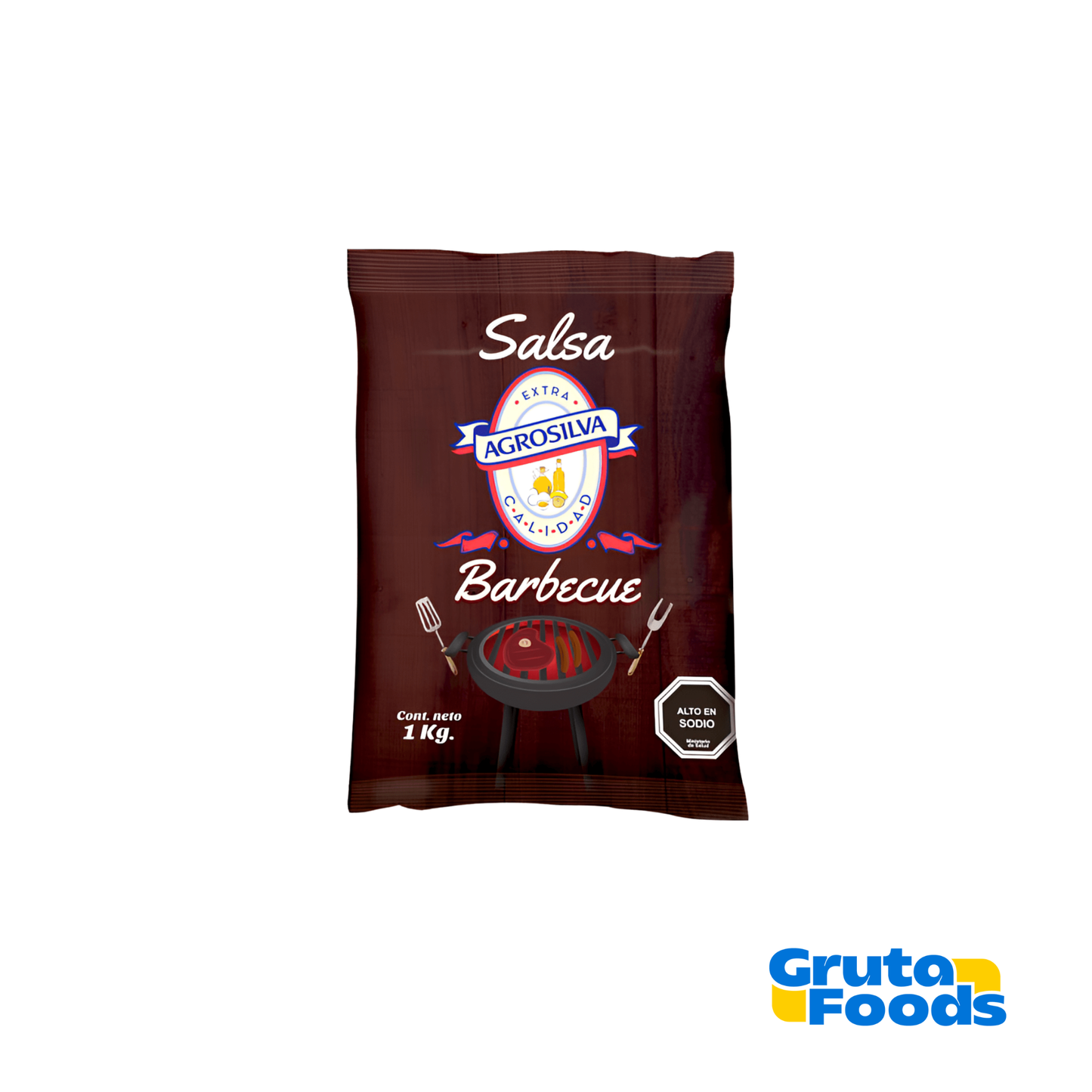 Salsa Barbecue Agrosilva – 980 g (Caja x 12 unidades)