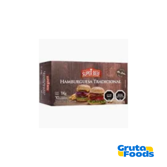Hamburguesa Super Beef 100 g (Caja x 60 unidades)