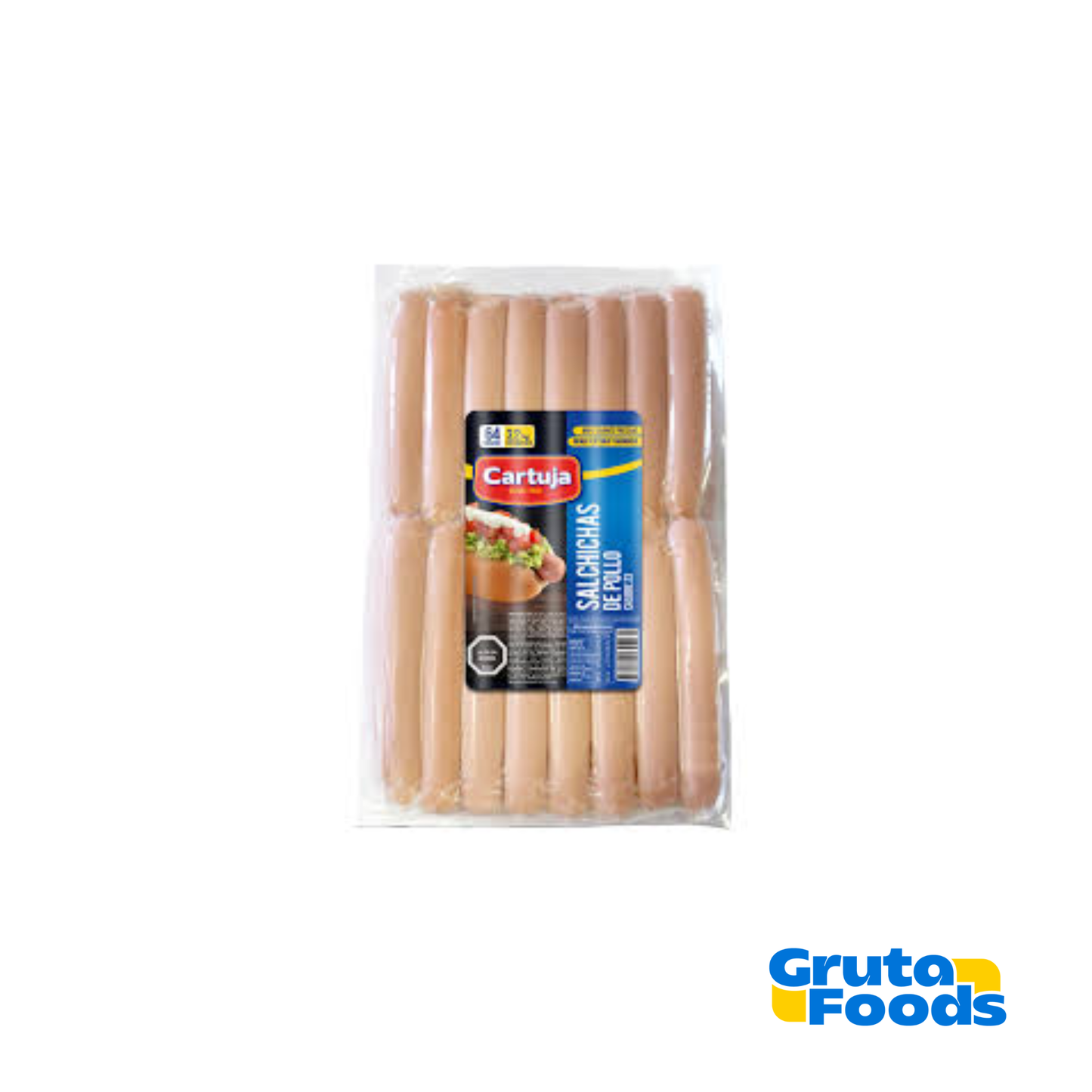 Salchicha Cartuja – 3,2 kg (Caja x 2 unidades)