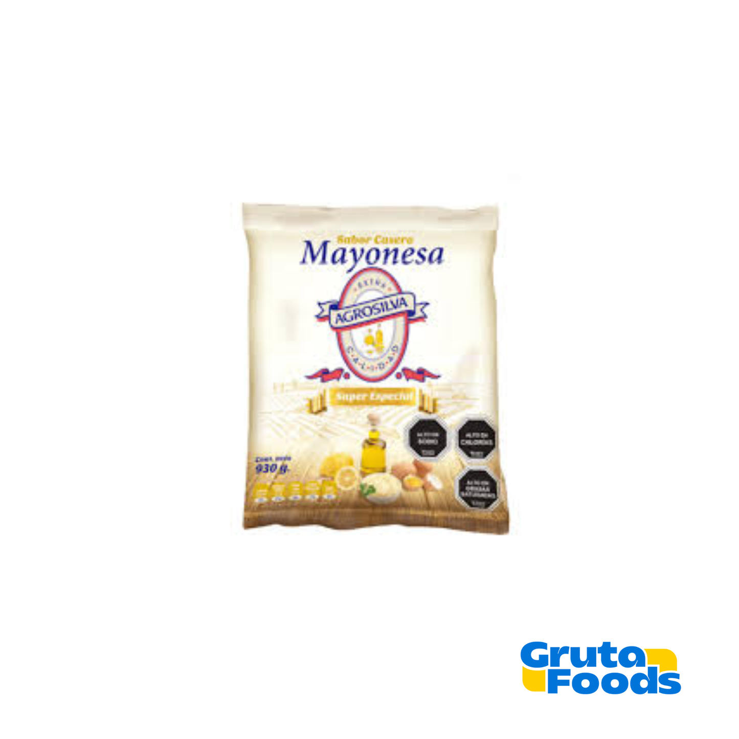 Mayo Tradicional Agrosilva – 980 g (Caja x 12 unidades)