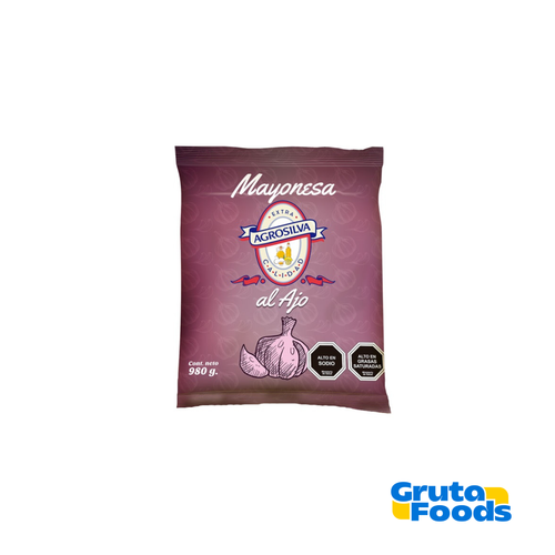 Mayo de Ajo Agrosilva – 980 g (Caja x 12 unidades)