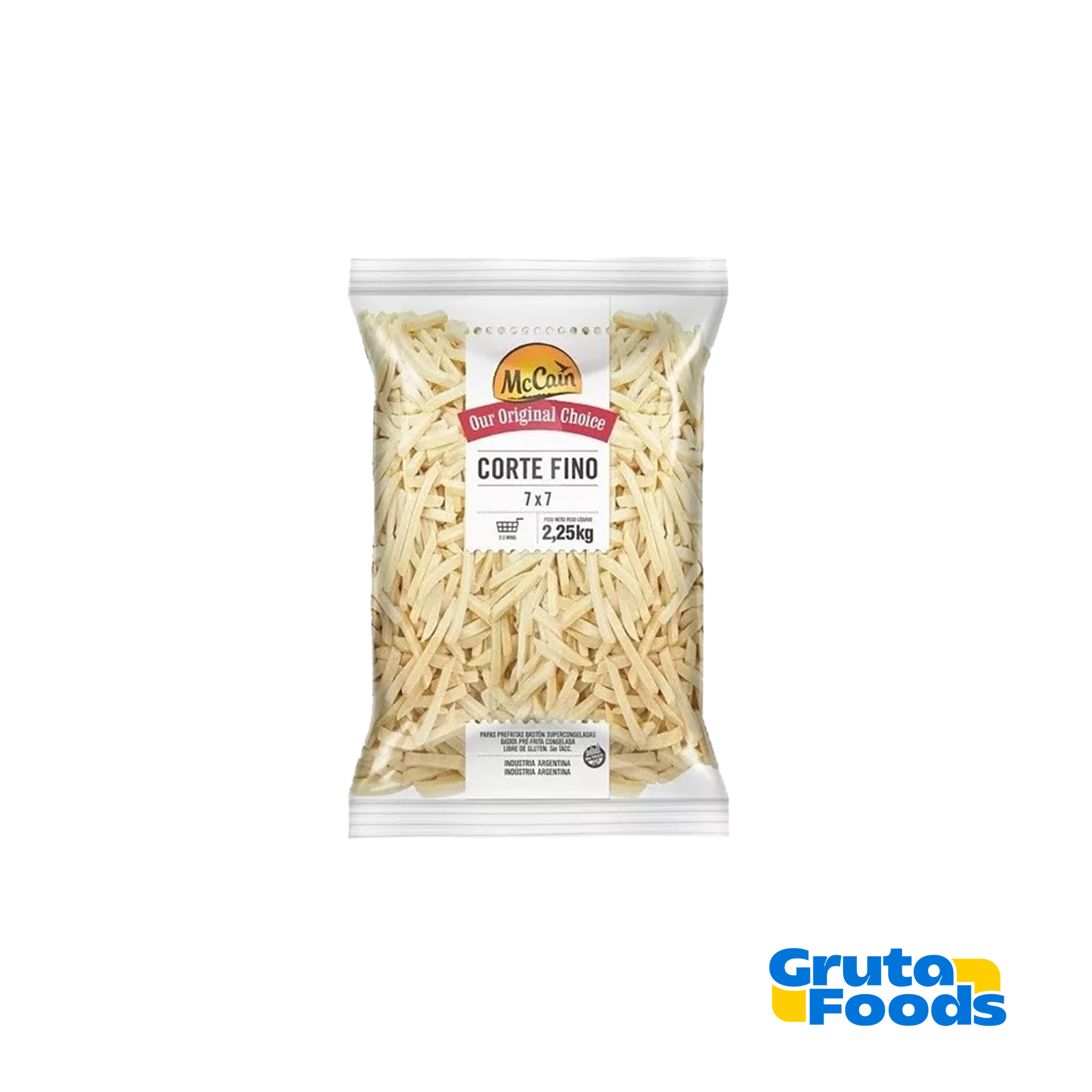 Papas McCain 7x7 – Bolsa 2,25 kg (Caja x 8 unidades)